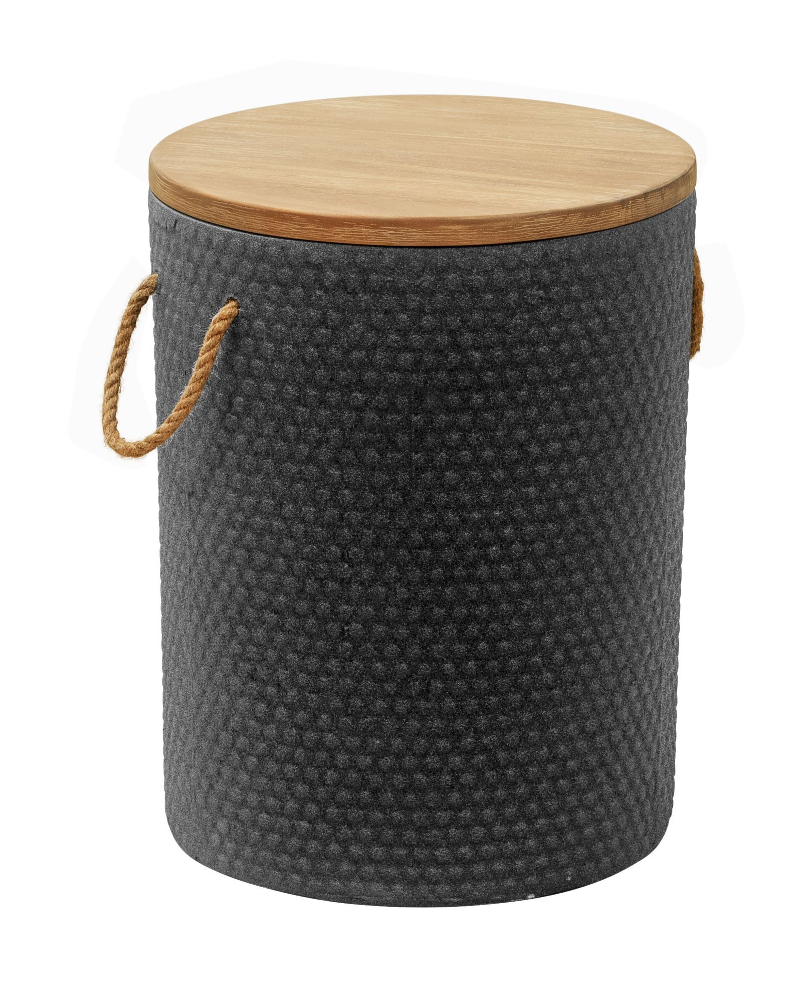 Beban Side Table Natural & Black