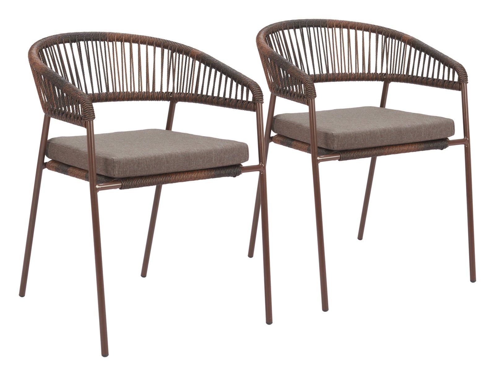 Skye Dining Chair (Set of 2) Brown