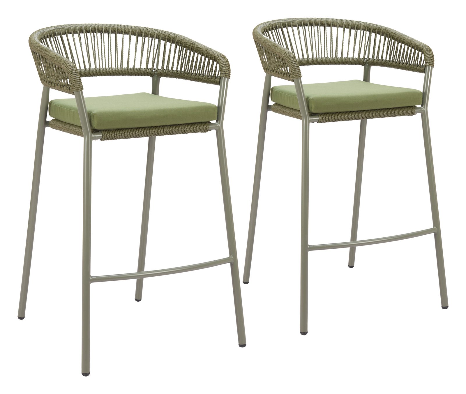 Skye Barstool (Set of 2) Green